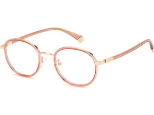 Polaroid Eyewear PLD475/G-DDB Γυναικείος Σκελετός Γυαλιών Οράσεως Μεταλλικός Καφέ