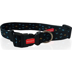 Pet Interest Motivo Nero Κολάρο Σκύλου Μαύρο 2.5x44-74cm