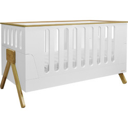 Bebe Stars Monna Πολυμορφική Κούνια για Στρώμα 70x140cm Λευκή