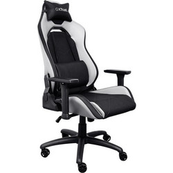 Trust GXT714W Ruya Καρέκλα Gaming Υφασμάτινη με Ρυθμιζόμενα Μπράτσα Μαύρη Λευκή 25065