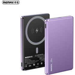 Remax RPP-2 Wireless Magsafe Power Bank 5000mAh 20W με Θύρα USB-C Purple