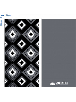 Alpintec Africa Πετσέτα Θαλάσσης Microfiber Γκρι 80x190cm WBMS-XXL-AFRB