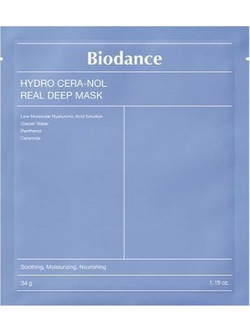 Biodance Hydro Cera-nol Real Deep Sheet Μάσκα Προσώπου για Ενυδάτωση με Υαλουρονικό 34gr