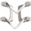 Silverline Γυναικείο Δαχτυλίδι από Ατσάλι Ασημί 0430676001