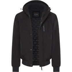 Funky Buddha Ανδρικό Μπουφάν Χειμωνιάτικο Bomber Μαύρο FBM010-020-01