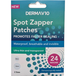 Derma V10 Spot Zapper Επιθέματα Προσώπου για Σπυράκια 24τμχ