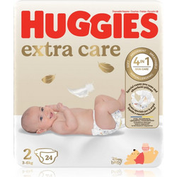 Huggies Extra Care Πάνες No2 3-6kg 24τμχ