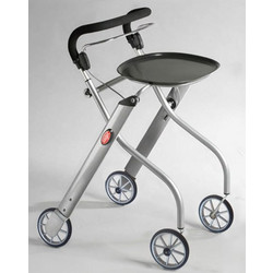 Trustcare Let's Go Rollator Πτυσσόμενος Περιπατητήρας Ασημί