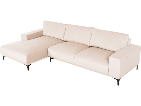 HomeMarkt Noa Γωνιακός Καναπές Αριστερή Γωνία Εκρού 288x157x80cm HM3278.01L