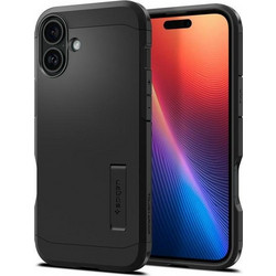 Spigen Tough Armor AI MagFit Back Cover Black (iPhone 16)
