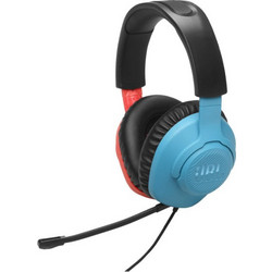 JBL Quantum 100N Gaming Headset Over Ear Black Red Blue