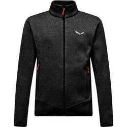 Salewa Rocca Ανδρική Ζακέτα Fleece με Φερμουάρ Μαύρη 29126-0910