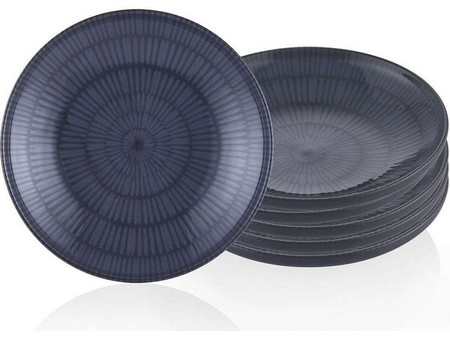 Hermia Πιάτα Βαθιά Κεραμικά 22cm 6τμχ 280TMA3136