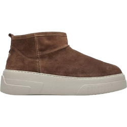 Commanchero Γυναικεία Μποτάκια Πλατφόρμα Suede Καφέ με Γούνα 51243-426