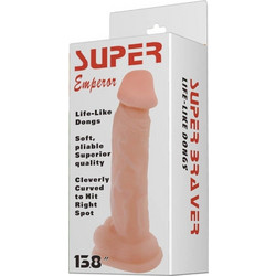 Baile Super Emperor Ρεαλιστικό Dildo με Βεντούζα 35cm Flesh