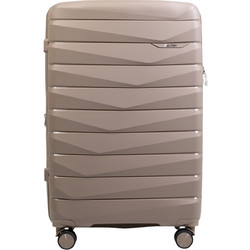Paulter 1024-76-102 Βαλίτσα Μεγάλη 76x49x32cm με 4 Ρόδες Μπεζ