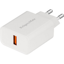 Kruger & Matz KM0851 Φορτιστής χωρίς Καλώδιο με Θύρα USB-A 18W