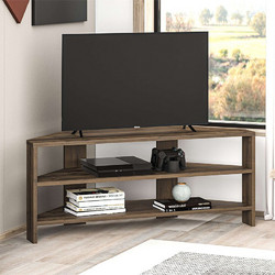 Megapap Έπιπλο Τηλεόρασης Ξύλινο Καρυδί Μ110xΠ36xΥ45cm Thales GP037-0173,3