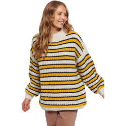 Funky Buddha Γυναικείο Πουλόβερ Κίτρινο FBL006-153-09