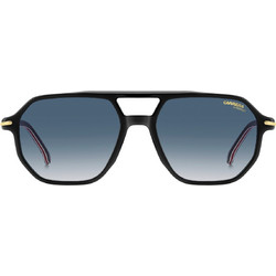 Carrera CA341S 2M208 Ανδρικά Γυαλιά Ηλίου Aviator Κοκάλινα Μαύρα με Μπλε Degradee Φακό