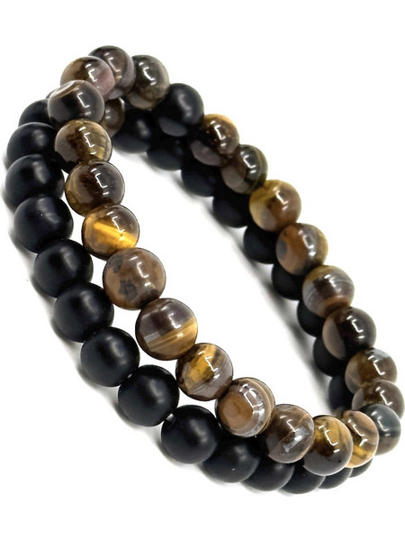 Legend Accessories Σετ Ανδρικά Βραχιόλια LGD-BR-2034 2τμχ