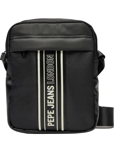 Pepe Jeans Ανδρική Τσάντα Ώμου / Χιαστί Μαύρη PM030857-999