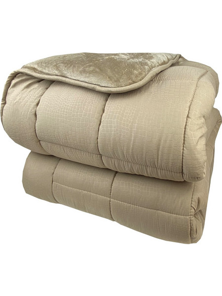 Astron Κουβερτοπάπλωμα Υπέρδιπλο 220x240 Italy Beige