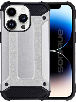 Sonique Heavy Armor Back Cover Silver (iPhone 13 Pro)