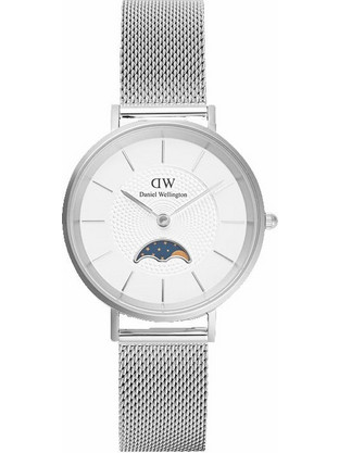 Daniel Wellington Γυναικείο Ρολόι με Ασημί Μεταλλικό Μπρασελέ DW00100772