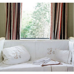 Homeline 3015 Βρεφικό Πάπλωμα Κούνιας 135x110cm Λευκό