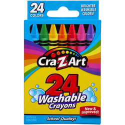 Cra-Z-Art Washable Κηρομπογιές Σετ 24τμχ