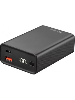 Sandberg Power Bank 20000mAh με Θύρα USB-A & Θύρα USB-C Power Delivery Black