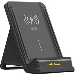 Ulefone WCS01 Ασύρματος Φορτιστής Qi Pad με Θύρα USB-C 50W Black