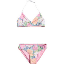 ROXY Flower Παιδικό Μαγιό Bikini Set για Κορίτσι Ροζ Πολύχρωμο ERLX203203-BKD6