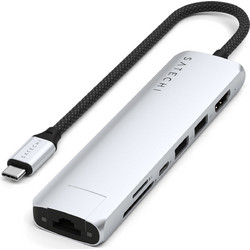 Satechi ST-P7SS USB-C Docking Station με HDMI 4K PD Ethernet