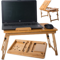 Verk Group 5907451310953 Τραπεζάκι Laptop με 2 Ανεμιστήρες