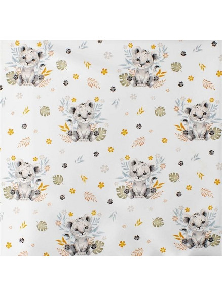 Dimcol Lion Cub 531 Πάνα Αγκαλιάς Χασέ Γκρι 80x80cm