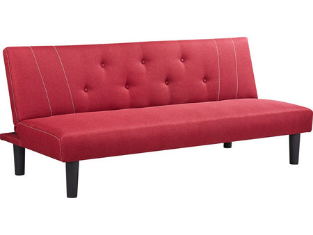 ArteLibre Astri Τριθέσιος Καναπές Κρεβάτι Κόκκινος 180x77x73cm 14950006