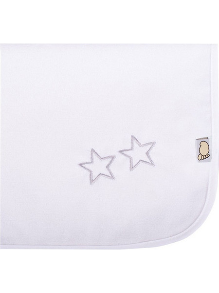 Figlio Bino Stars Πάνα Αγκαλιάς Χασέ Λευκή 84x78cm 35-04