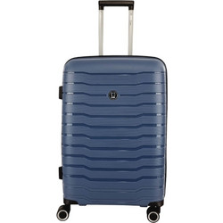 Rain RB80134-24 Βαλίτσα Μεσαία 65x43x25cm με 4 Ρόδες Μπλε
