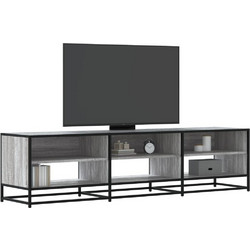 vidaXL Έπιπλο Τηλεόρασης Ξύλινο Γκρι Μ180xΠ40xΥ46cm 180X40X46 3300808