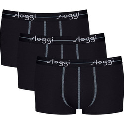 Sloggi Start Hipster Ανδρικά Μποξεράκια Σετ 3Pack Μαύρα 10207045-0004