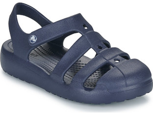 Crocs Παιδικά Παπούτσια Θαλάσσης Ανατομικά Navy Μπλε 210625-410