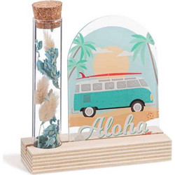 Parisis Μπομπονιέρα Βάπτισης Καδράκι Aloha από Plexiglass & Ξύλο 03097401