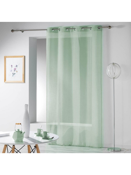Spitishop Κουρτίνα Παραθύρου με Τρουκς 140x240 Telma 1627331 Sage