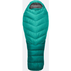 Rab Alpine 600 Sleeping Bag Μονό Καλοκαιρινό Πράσινο QSD-43-PSG-REG-LZ