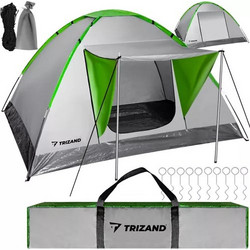 Trizard Montana Σκηνή Camping Ιγκλού 4 Ατόμων Χειμερινή 200x200x110cm 23481