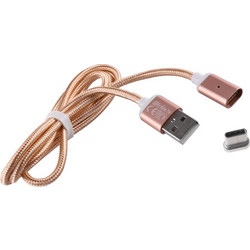 Volte-Tel VCD08 Braided USB-A to USB-C 1m Gold