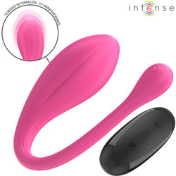 Intense Janice Double Vibrator Κλειτοριδικός Δονητής για Ζευγάρια με Τηλεχειριστήριο Ροζ