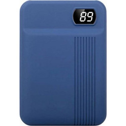 V-TAC Power Bank 10000mAh με 2 Θύρες USB-A Blue